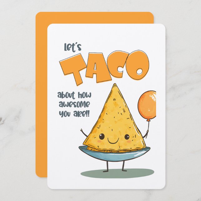 Convite Vamos falar sobre como você é incrível!  (Frente/Verso)