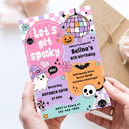 Convite Vamos Fazer uma Festa de Aniversário de Halloween
