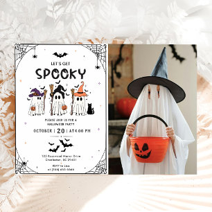 Convite Vamos Fazer Uma Festa de Halloween Assustadora