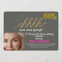 Convite Vamos Fazer uma Festa! Uma Celebração Surpresa de 