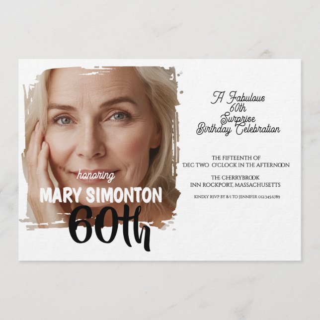 Convite Vamos Fazer uma Festa! Uma Celebração Surpresa dos (Frente)