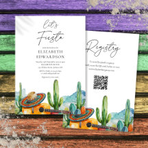 Vamos Festejar Código QR Aquarela Chá de Noiva