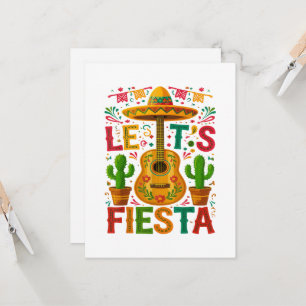 Convite Vamos Festejar Fiesta Cinco De Mayo