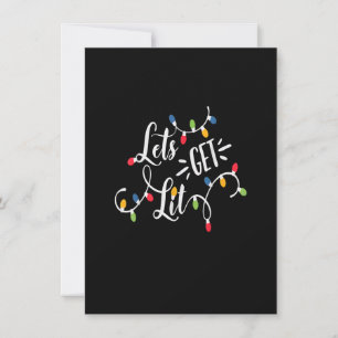 Convite Vamos Fica Engraçado Luzes De Natal Engraçadas Tre