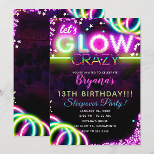 Convite Vamos Ficar ALUMIANDO Louca Festa de Aniversário N