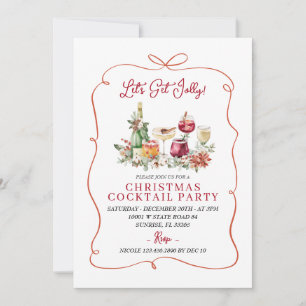 Convite Vamos ganha Jolly Winter Cocktail Festa Desenhada