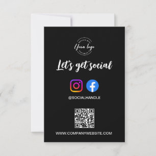 Convite Vamos obter código QR de logotipo personalizado do