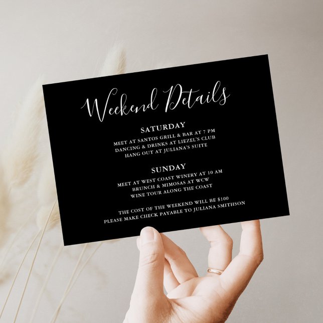 Convite Vamos Obter Detalhes do Fim de Semana Selvagem Leo (Criador carregado)