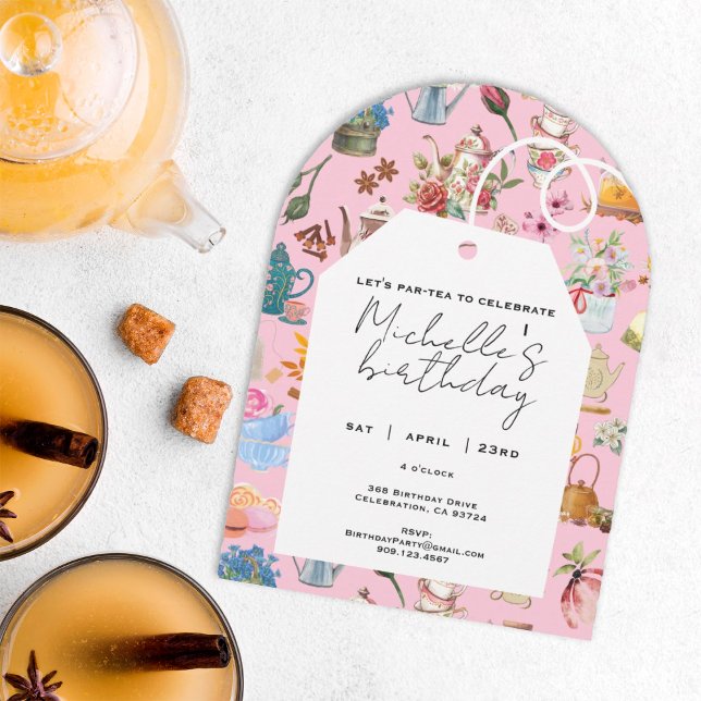 Convite Vamos Par Chá Qualquer Arco De Aniversário De Idad (Criador carregado)