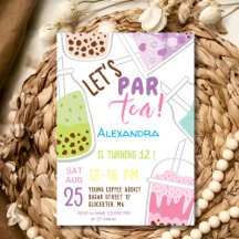 Vamos par tea bobba aniversário