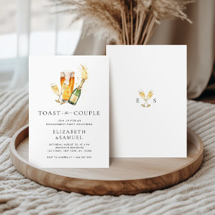 Convite Vamos para fazer o Noivado do Chá de casamento Cas