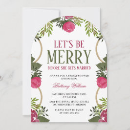 Convite Vamos Seja Feliz Chá de panela de Natal