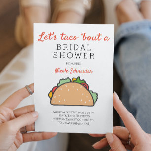 Convite Vamos Taco Bout A Chá de panela Fiesta
