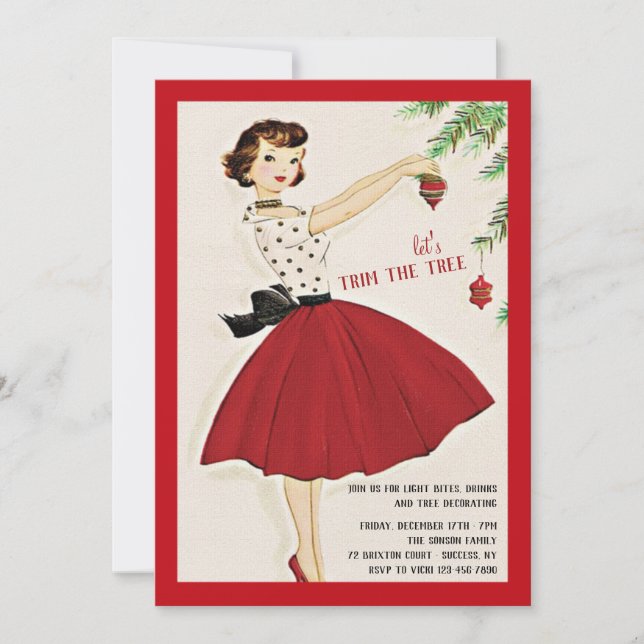 Convite Vamos Trim. Festa de Férias em Árvore (Frente)