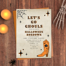 Vamos Vai Ghouls Festa de Halloween Boot