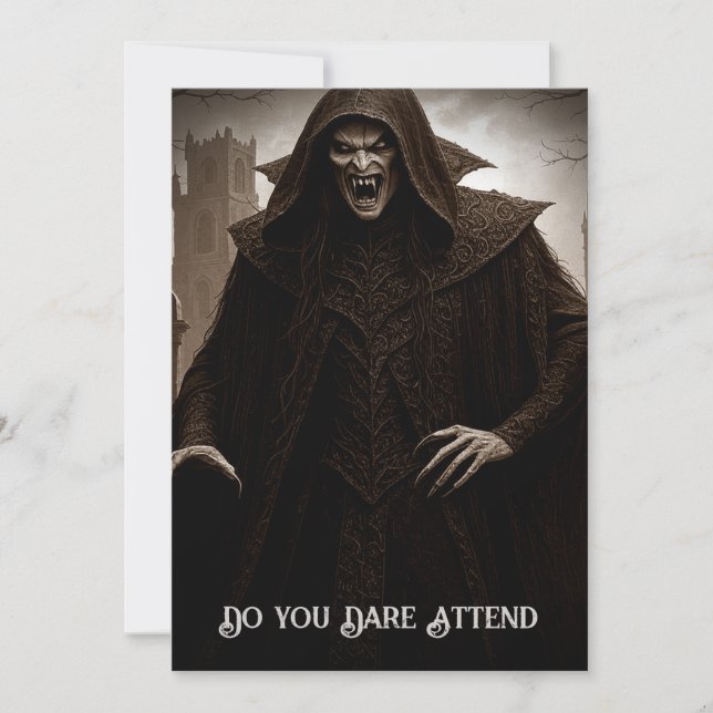 Convite Vampiro AI (Frente)