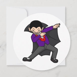 Convite vampiro de dabula de halloween