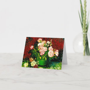 Convite Van Gogh Peonies e Rosas
