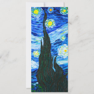 Convite Van Gogh Starry Night