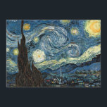 Convite Van Gogh Starry Night<br><div class="desc">Vincent Van Gogh,  famoso quadro estrelado à noite</div>