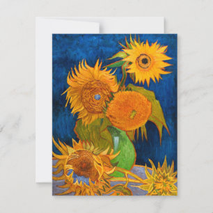 Convite Van Gogh Sunflower