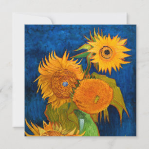 Convite Van Gogh Sunflower
