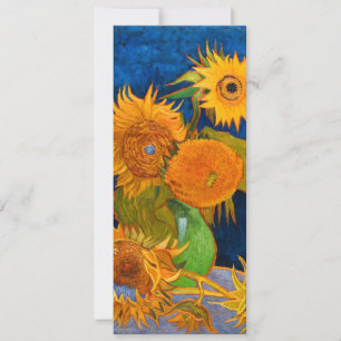 Convite Van Gogh Sunflower