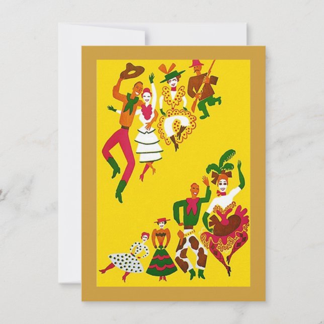 Convite Vaqueiro do Tema do Partido Oeste Selvagem do Oest (Frente)