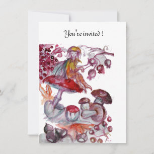 CONVITE VARINHA MÁGICA DE COGUMELOS