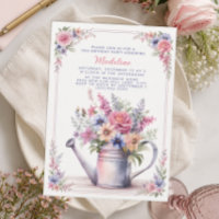 Vaso de Rega Floral Rosa Azul Aniversário de 75 an