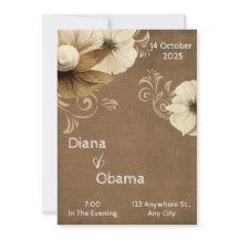 Vaso marrom e bege antigo