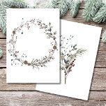Convite Vazio Adicione Seu Próprio Winterberry Rustic Boho<br><div class="desc">Crie o seu. Adicione suas próprias palavras, imagens para torná-las exclusivas. Para correspondência de papelaria e artigos de festa, visite nossa coleção Winterberry Rustic Boho Tudo que você precisa para fazer uma festa elegante e esplêndida. Obrigado cartões, convites, posters de boas-vindas, etiquetas de embalagem de doces, caixa de favor e...</div>