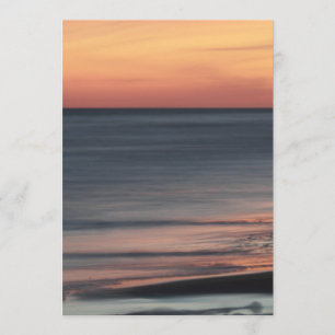 Convite Vazio bonito da celebração do por do sol do