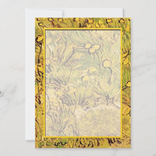 Convite vazio para as partes em outono (Frente)