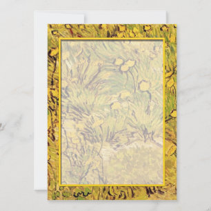 Convite vazio para as partes em outono