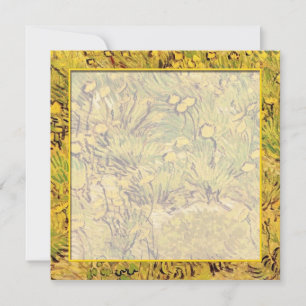 Convite vazio para as partes em outono