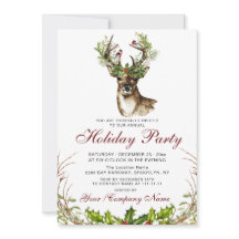 Veado de Aquarela, Festa de Férias Birly Berry