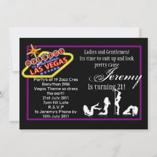 Convite Vegas 21