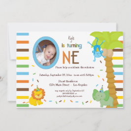 Convite Veja Quem Está Virando Um Tema De Animais Whimsica