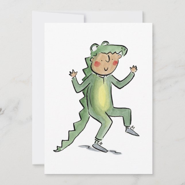 Convite Vejo você depois Alligator (Frente)