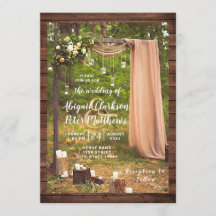 Velas de Mason Jar, Pêssego de Madeira de Casament