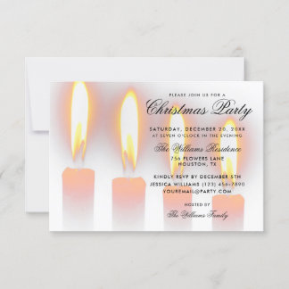 Convite Velas de Natal