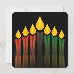 Convite velas kwanzaa