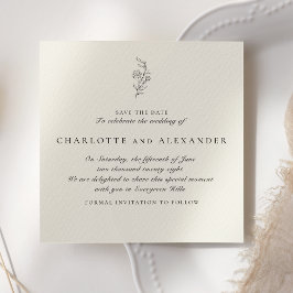 Convite Velho Casamento Estético de Dinheiro Salve a data