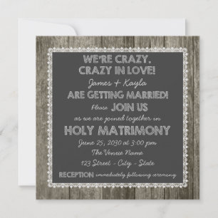 Convite Velho Casamento Russo de Chalkboard