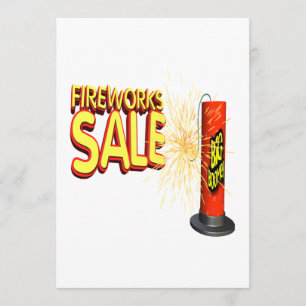 Convite Venda de Fogos de Artifício