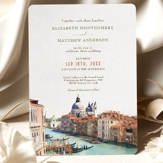 Convite Venetia Splendor Wedding Basilica della Salute