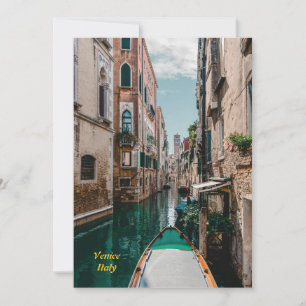 Convite Veneza Itália Cidade Flutuante