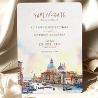 Veneza Itália Orla Save the Date 