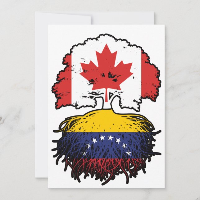 Convite Venezuela Raízes venezuelanas canadenses (Frente)